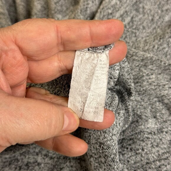 Wantable Heathered Grey Open Front Dolman 3/4 Sleeve Cardigan Sweater Size 2X - Picture 9 of 9